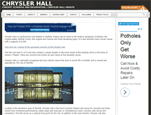 Tablet Screenshot of chryslerhall.org